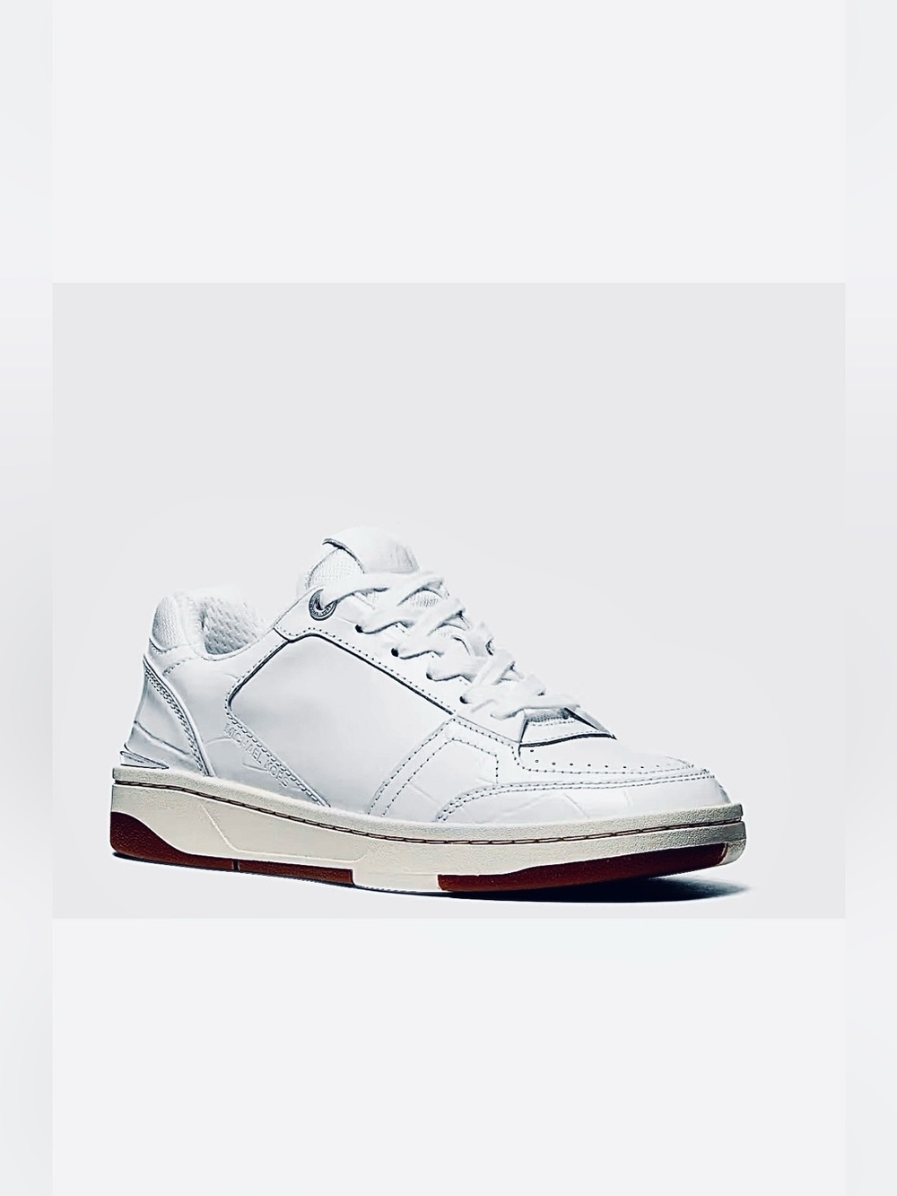 🛍️ NWT Michael Kors Crocodile Embossed Leather Sneakers